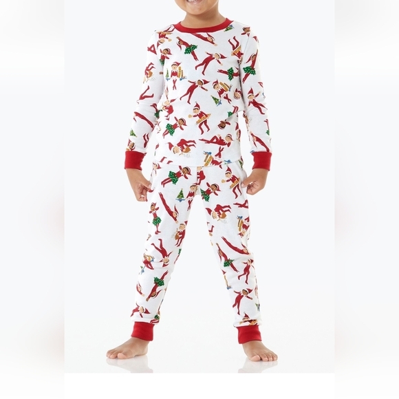 Elf on the shelf pajama set Pottery Barn Kids- size 2T - Picture 3 of 8